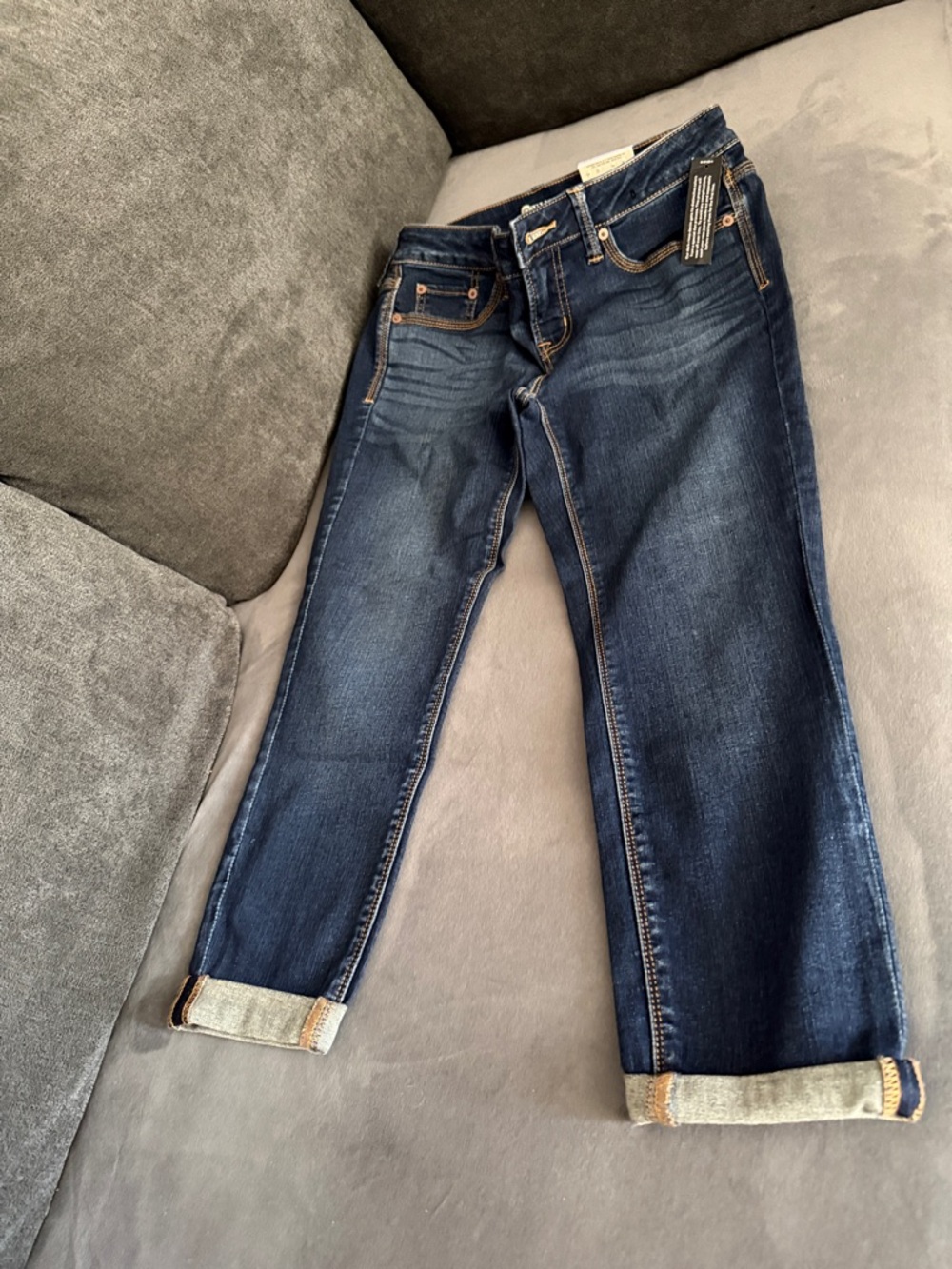 STYLUS Dark Blue Skinny Jeans
